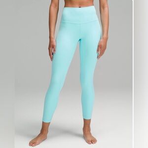 lululemon Align™ High-Rise Pant 25" - size 8 - color Cyan Blue